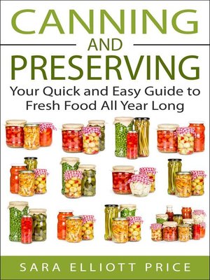 cover image of Canning and Preserving